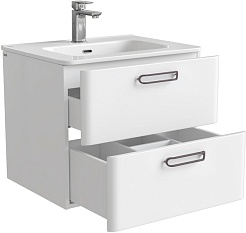 Iddis Тумба с раковиной Brick 60 белая – фотография-4